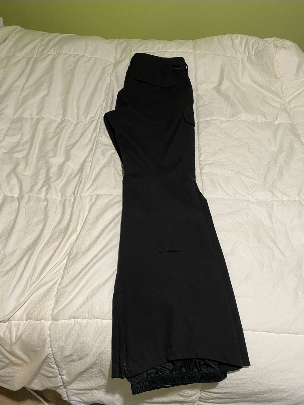 Burton Black Wide-Leg Cargo Snow Pants